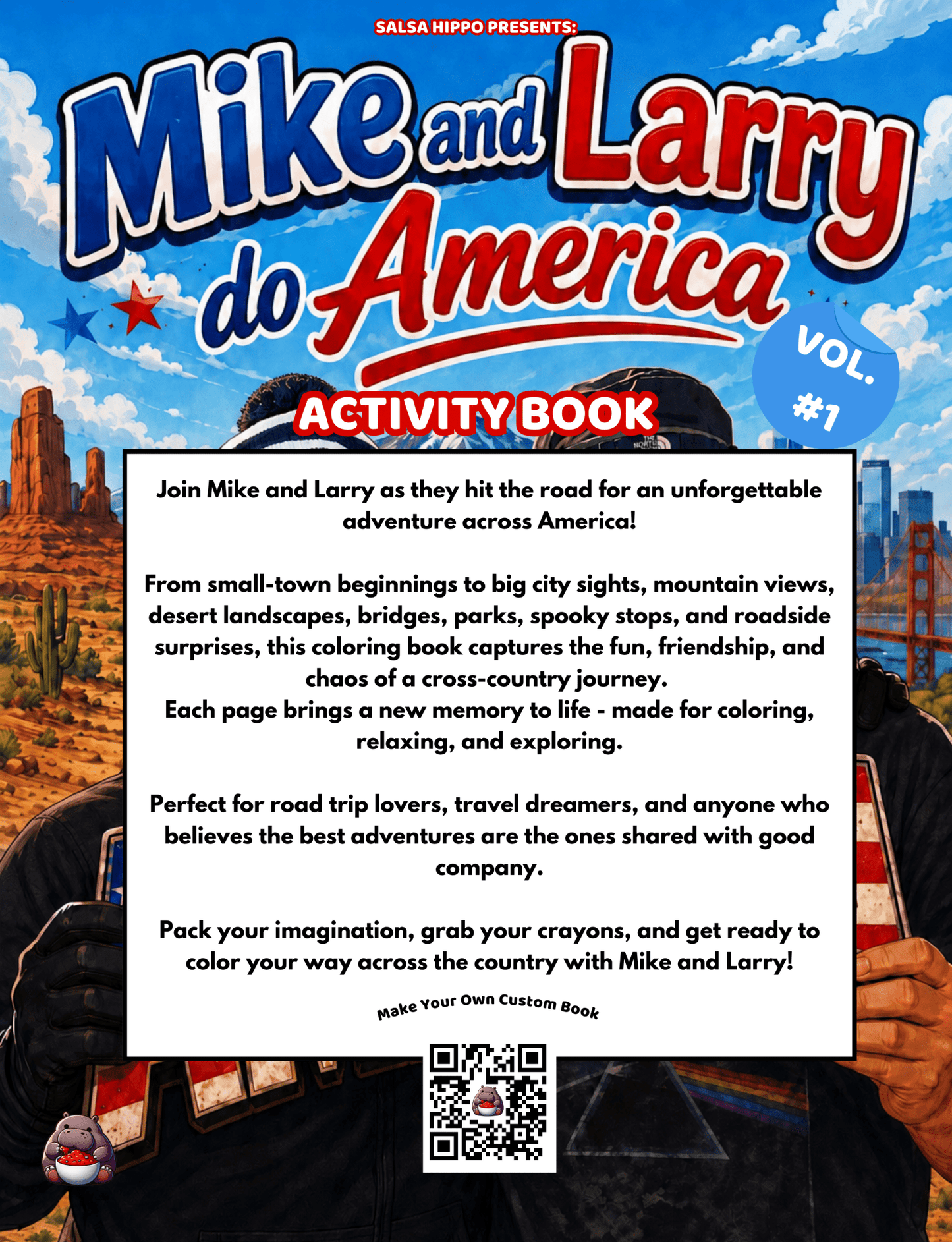 Mike and Larry do America - Activity Book - SalsaHippo