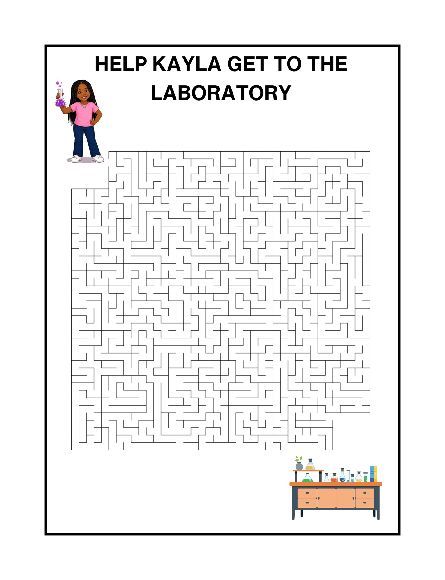 Science Lesson With Kayla Coloring and Activity Book - SalsaHippo