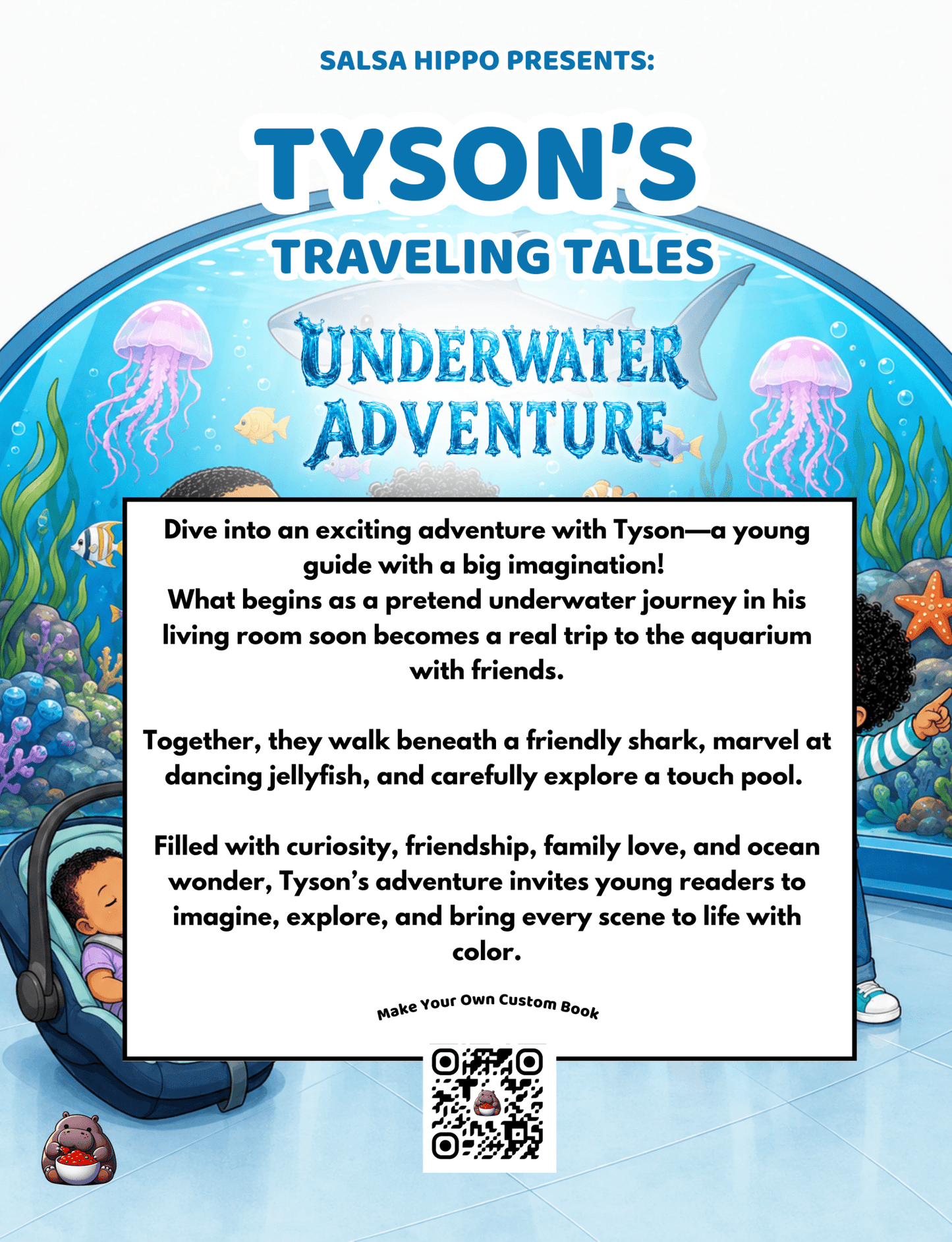 TYSON’S TRAVELING TALES: UNDERWATER ADVENTURE - ACTIVITY BOOK - SalsaHippo