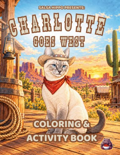 Charlotte Goes West - Coloring and Activity Book - SalsaHippo