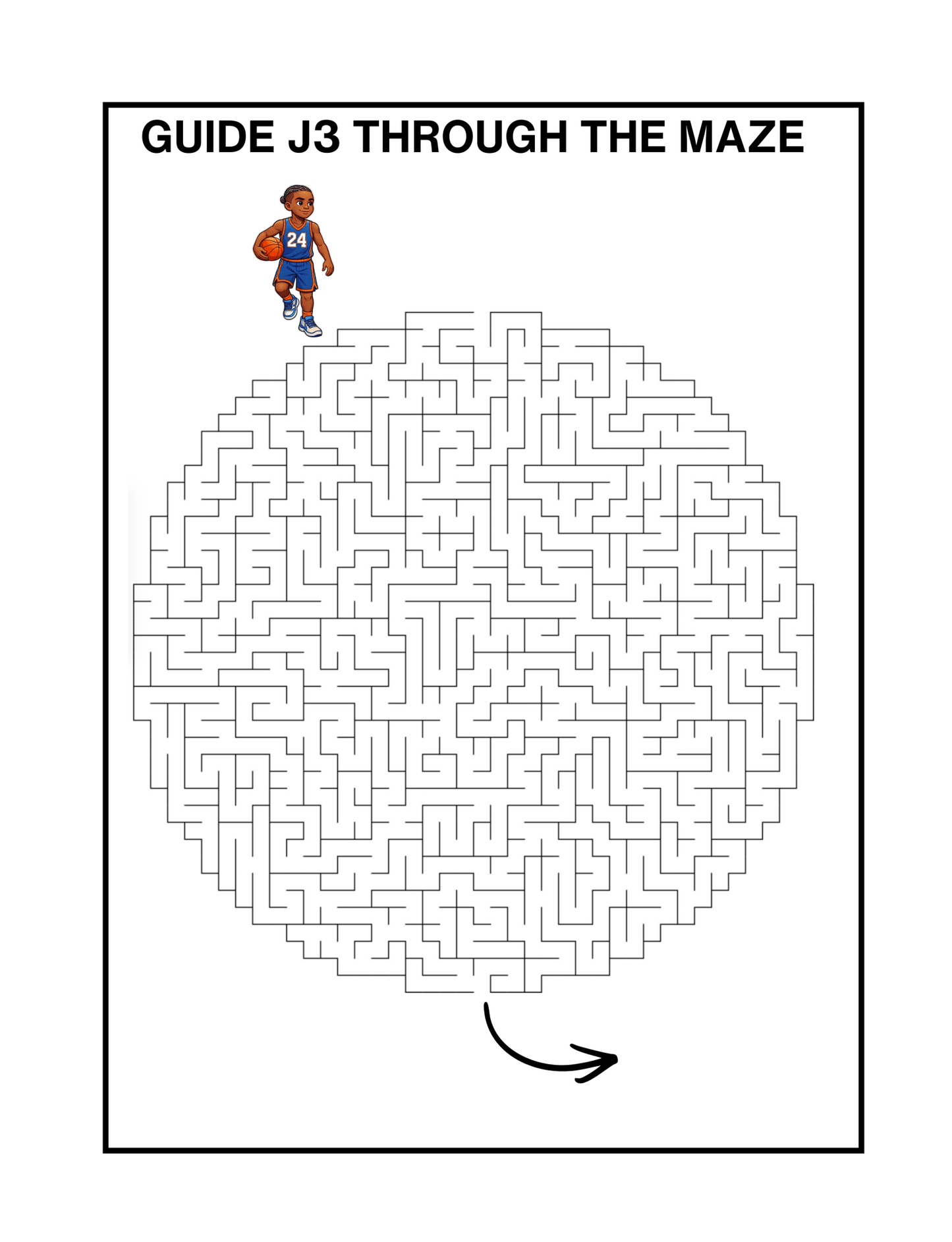 Court Vision King (Inspired by J3) Coloring and Activity Book - SalsaHippo