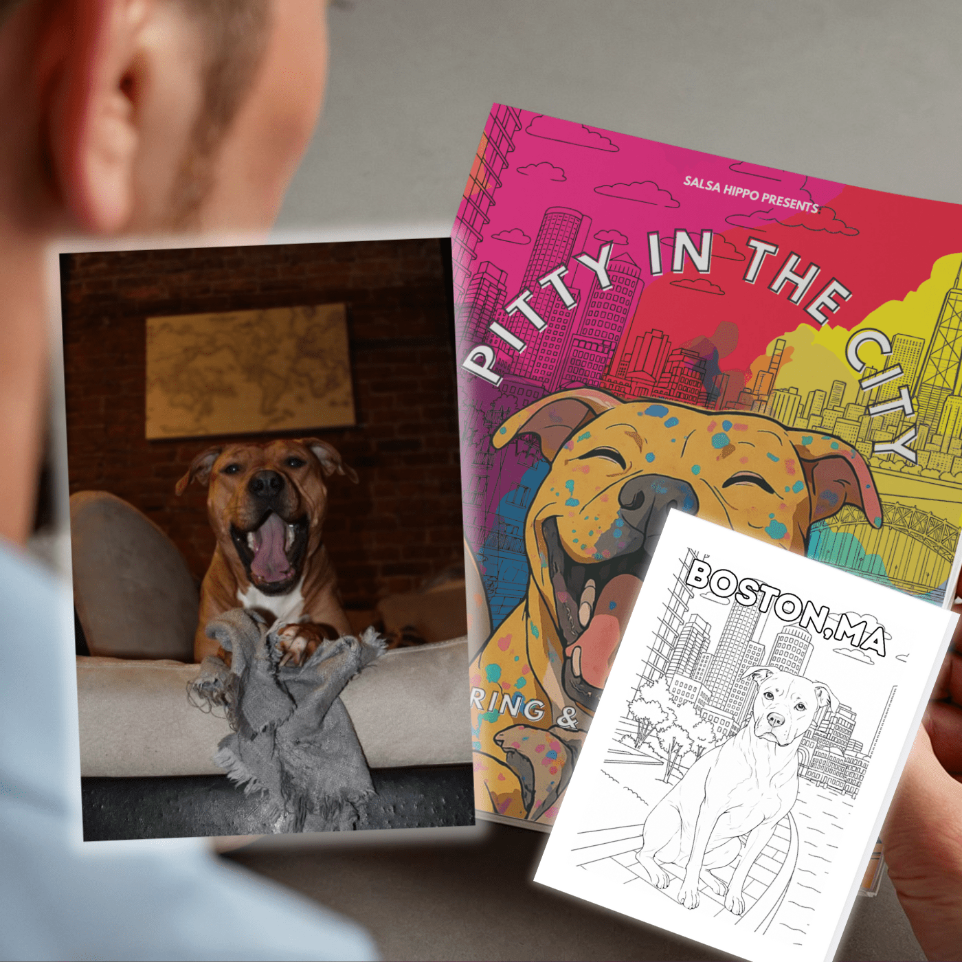 Custom SalsaHippo Coloring and Activity Book - SalsaHippo