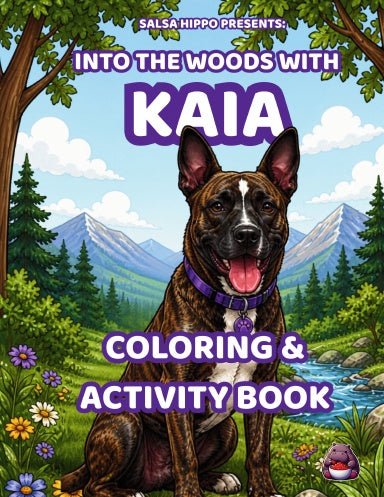 Into The Woods With Kaia - Coloring and Activity Book - SalsaHippo