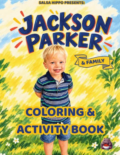 Jackson Parker Coloring and Activity Book - SalsaHippo