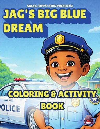 Jag’s Big Blue Dream Coloring and Activity Book - SalsaHippo
