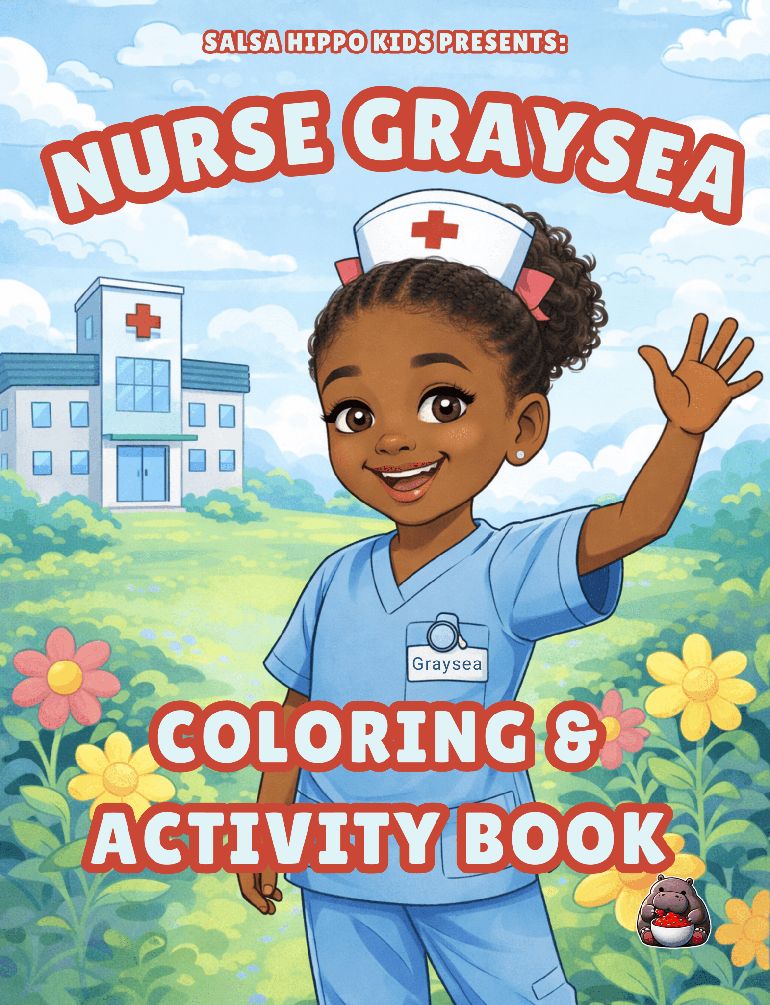 Nurse Graysea Coloring and Activity Book - SalsaHippo