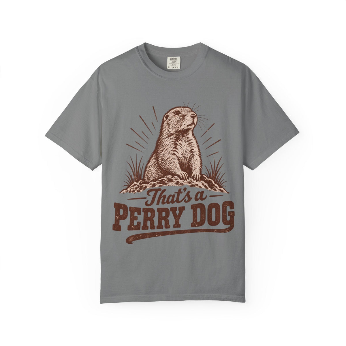 Perry Dog Graphic T-Shirt — "That's a Perry Dog" Retro Prairie Tee - SalsaHippo