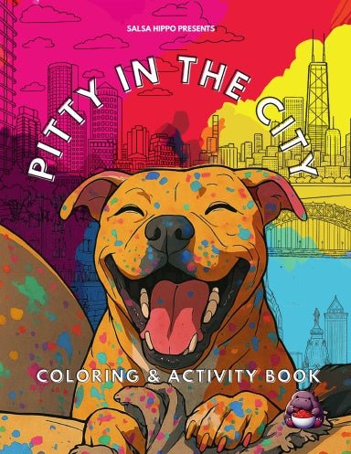 Pitty in the City Coloring and Activity Book - SalsaHippo