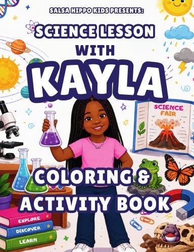 Science Lesson With Kayla Coloring and Activity Book - SalsaHippo