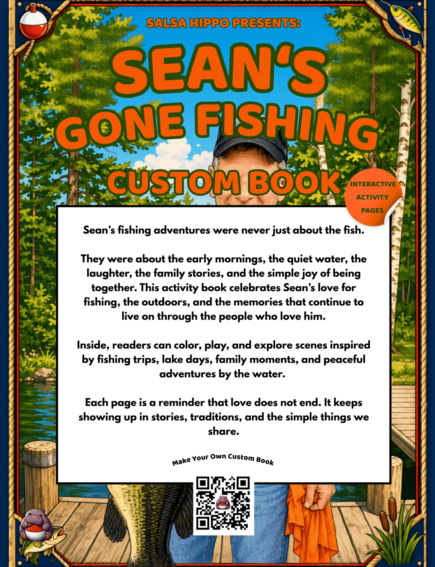 Sean’s Gone Fishing - Custom Book - SalsaHippo