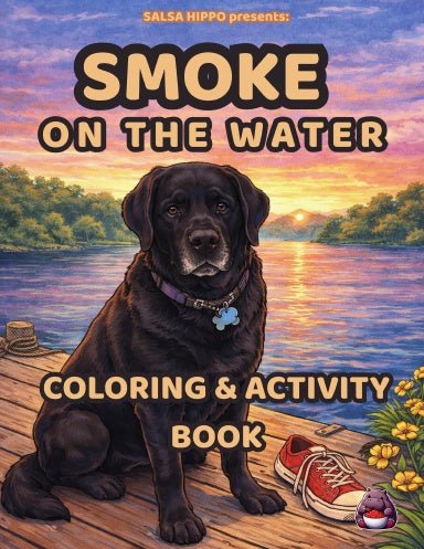 Smoke on the Water Coloring and Activity Book - SalsaHippo