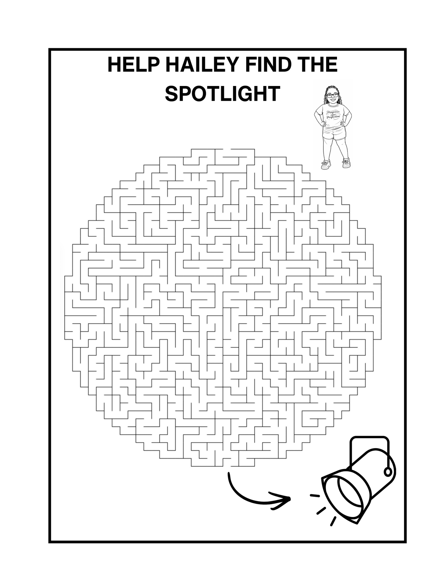 The Artist Known As Hailey - Coloring and Activity Book - SalsaHippo