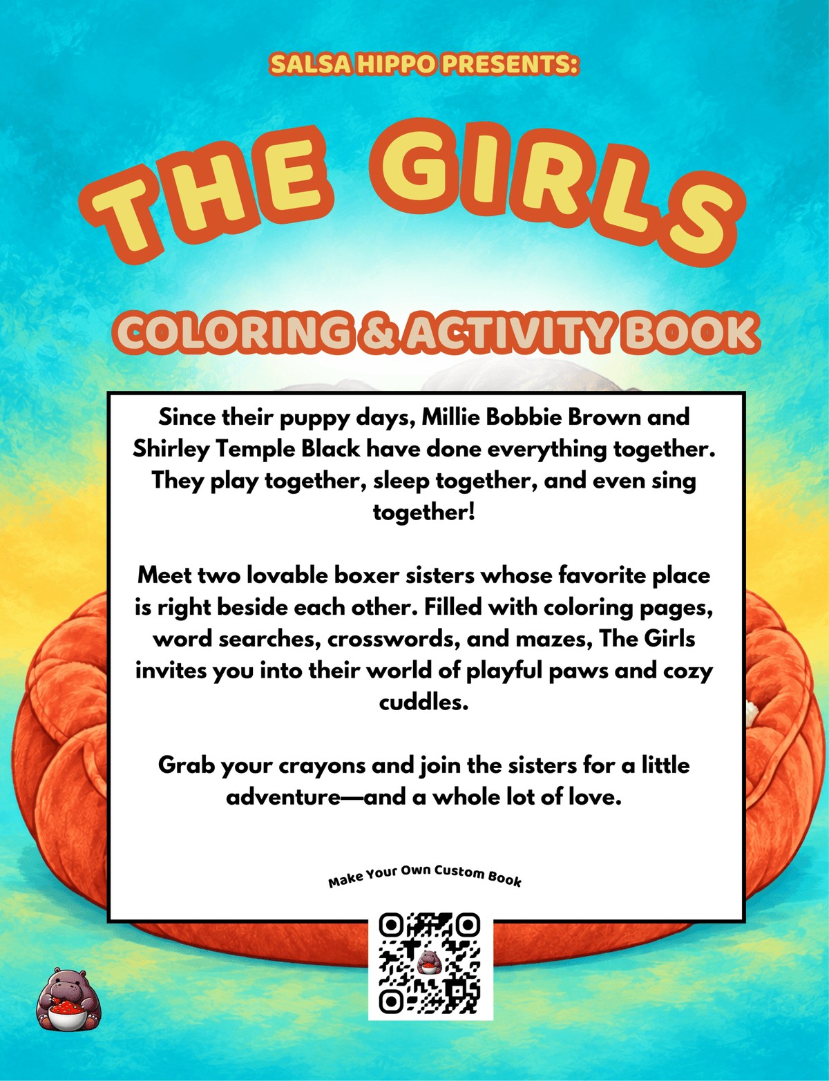 The Girls - featuring Millie Bobbie Brown and Shirley Temple Black - Activity Book - SalsaHippo
