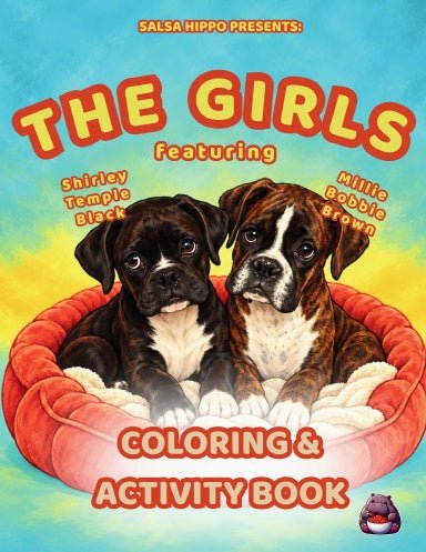 The Girls - featuring Millie Bobbie Brown and Shirley Temple Black - Activity Book - SalsaHippo