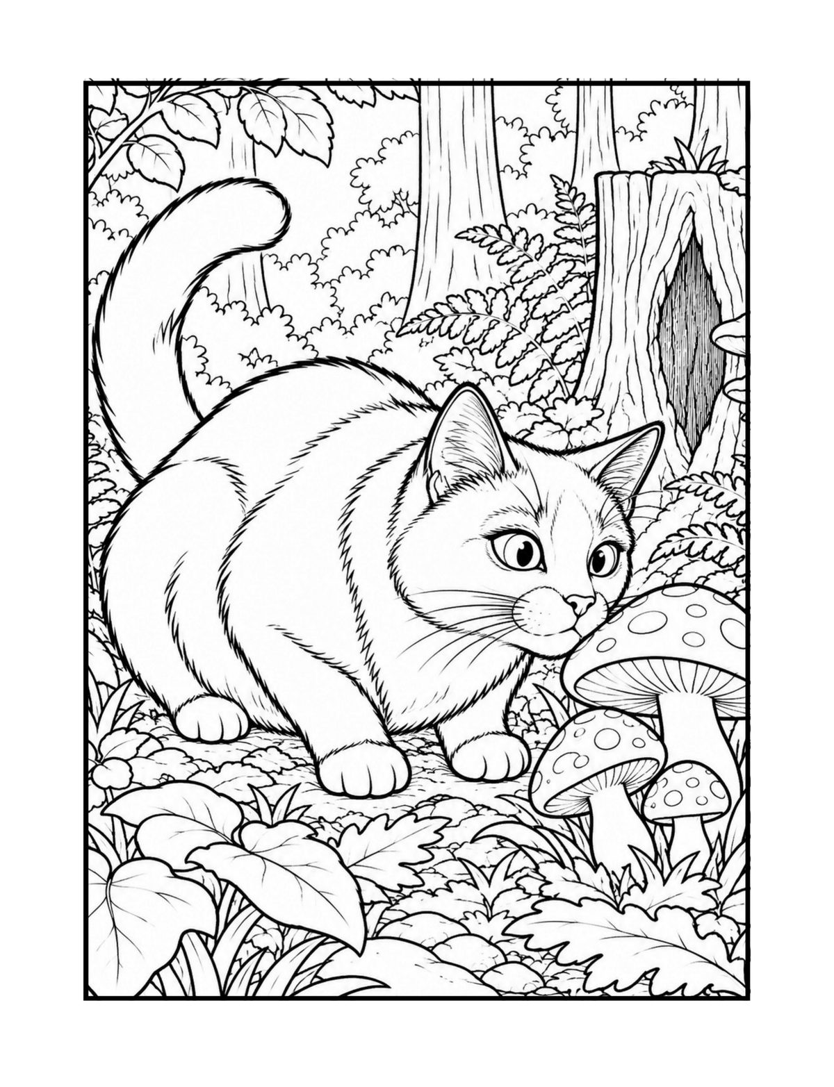 Through the Forest with Squishy - Coloring and Activity Book - SalsaHippo