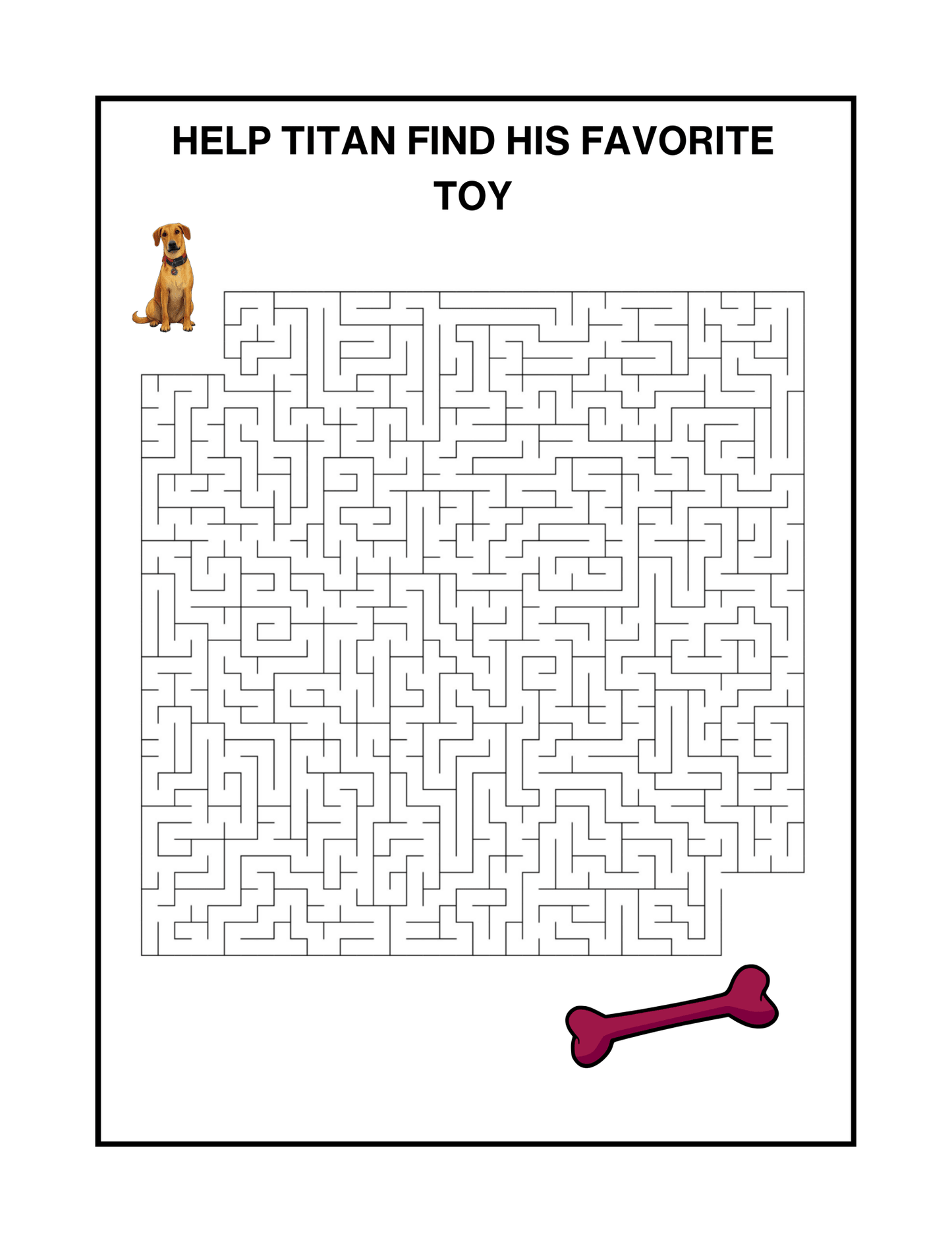 Titan’s Paws & Relax Coloring and Activity Book - SalsaHippo