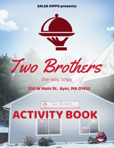 Two Brothers Catering Activity Book - SalsaHippo