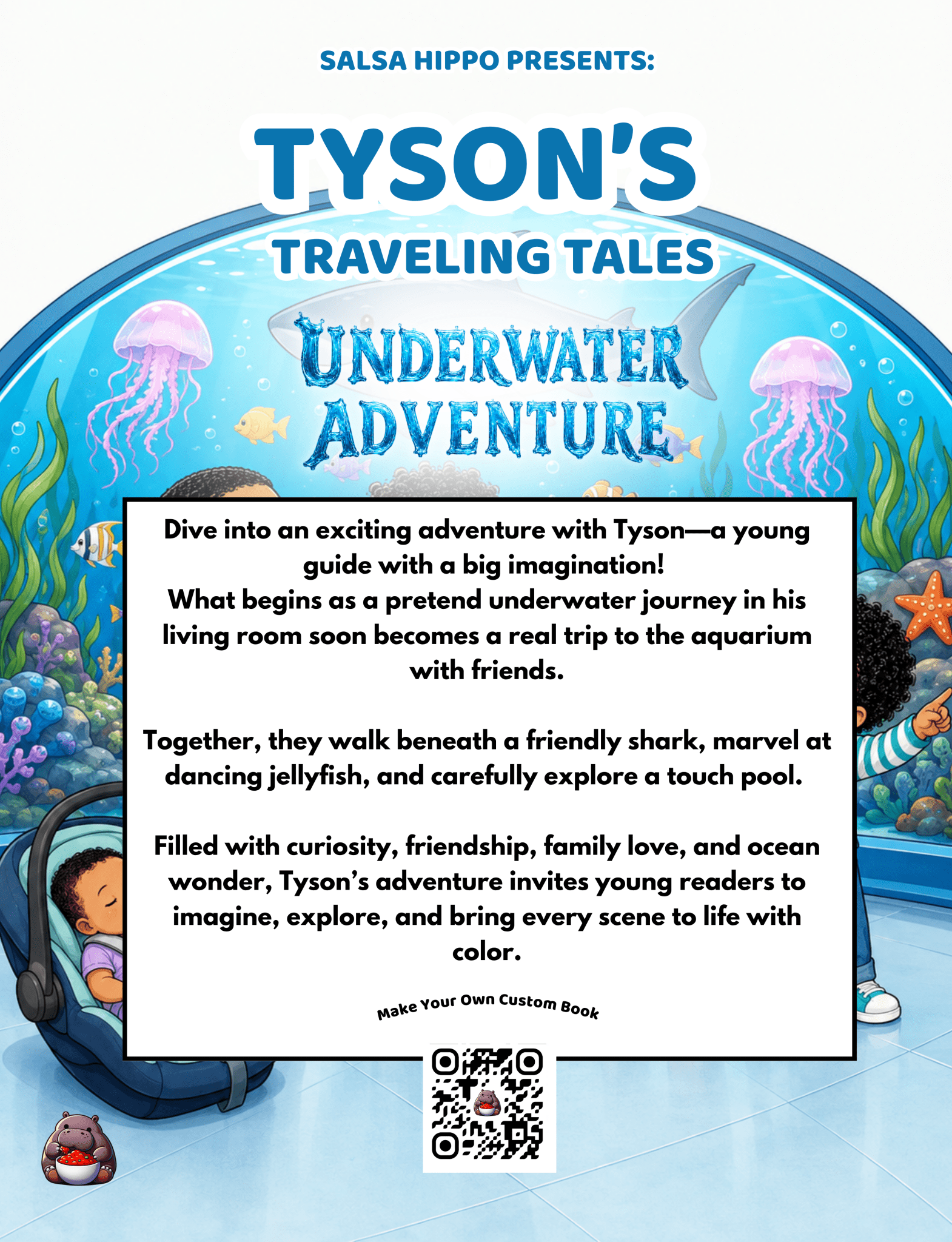 TYSON’S TRAVELING TALES: UNDERWATER ADVENTURE - ACTIVITY BOOK - SalsaHippo